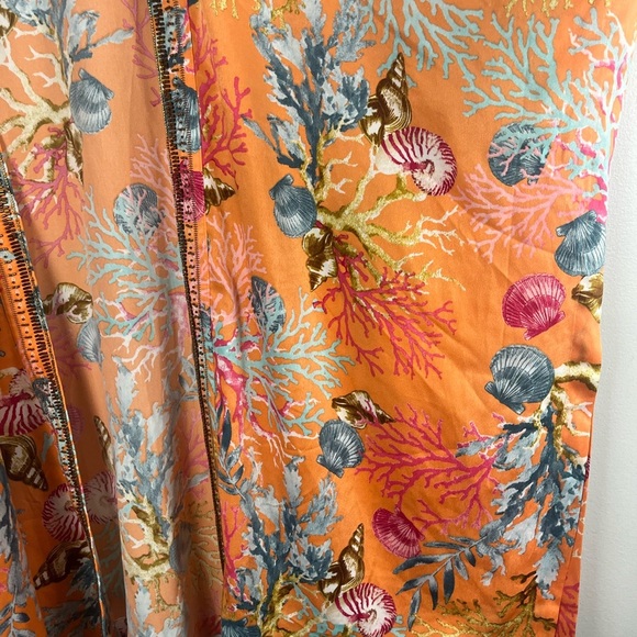 Chicos CORAL REEF RUANA COVERING RUANA PARADISE LILY size l/XL - Picture 5 of 8